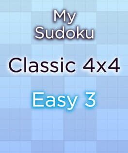 My Sudoku: Classic 4x4 Easy 3