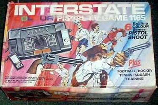 COLOUR PISTOL TV GAME (1165)