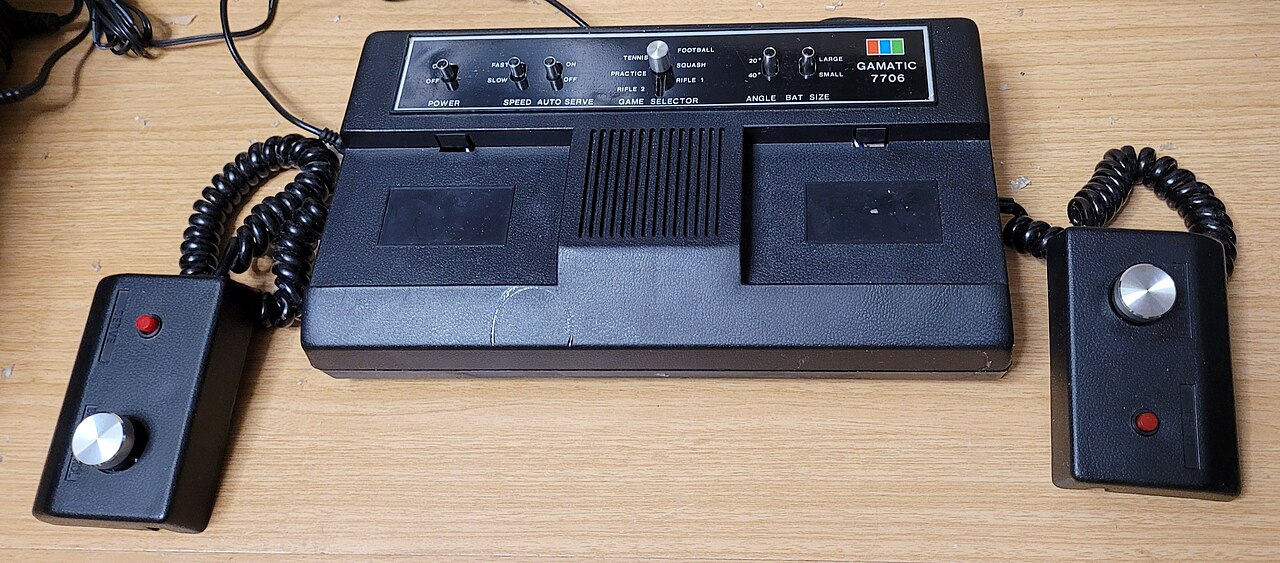 GAMATIC 7706 (MODEL WITH RESET AND SERVE ON THE CONTROLLERS)